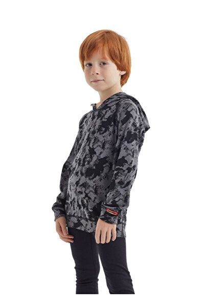 Blackspade Çocuk Termal Sweatshirt 2. Seviye 5946 - Gri Melanj