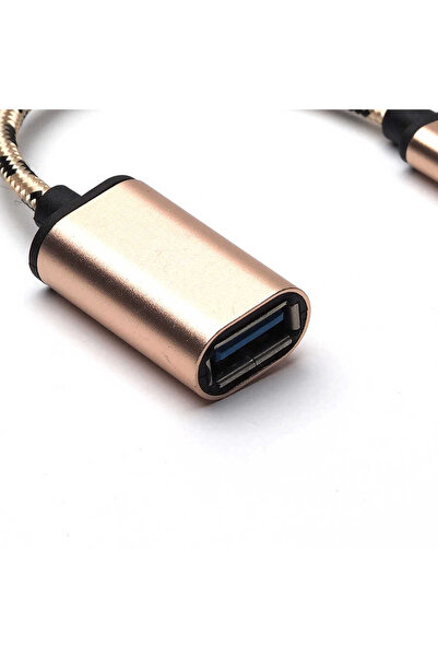 zore Black Wired Metal Type-C Otg-Senk