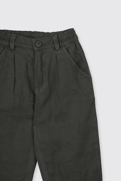 Panço Erkek Bebek Beli Lastikli Haki Pantolon
