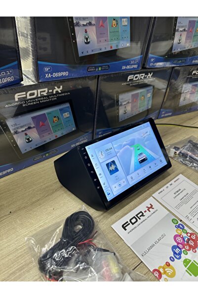 FORX5 Fiorino multimedya dokuz inç 4 GB RAM 64 GB hafıza CarPlay Android auto mevcuttur