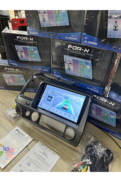 FORX5 Honda fd6 Multimedya 4 GB RAM 64 GB hafıza kablosuz CarPlay mevcuttur