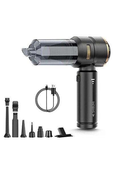 Powermaster Shibumi Tornada 100 Watt 6000mAh 16000pa Çekiş Gücü 8 Adet Başlık...