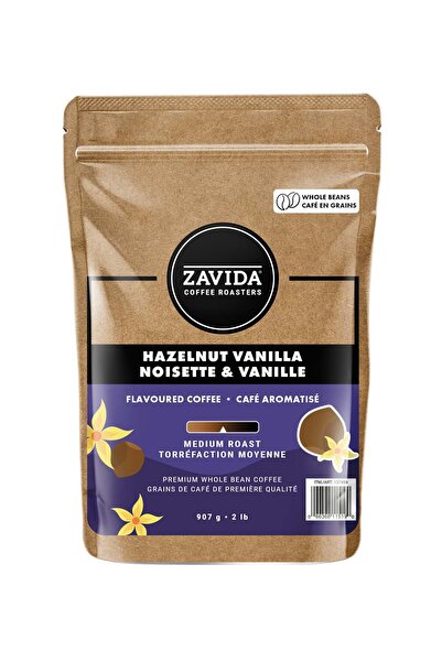Zavida Cafea cu alune și vanilie - 907 g boabe întregi