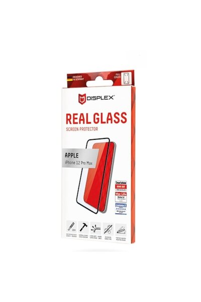 Displex Protector de ecran complet din sticlă naturală pentru iPhone 12 Pro M...
