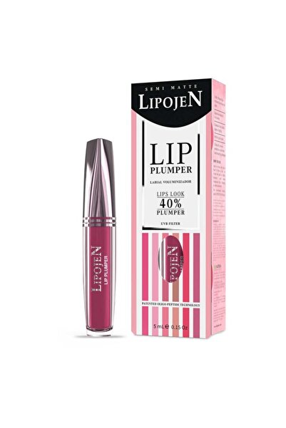 Lipojen Ruj lichid nr. 5 PINK LOVE Lipogen, volumizant semi-mat cu colagen, 5 ml
