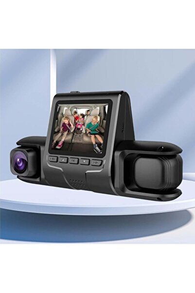Doreka Araç Kamerası 3 Lensli, Full Hd, Park Monitörü, Gece Görüş, Hareket Sensörü Dr0077