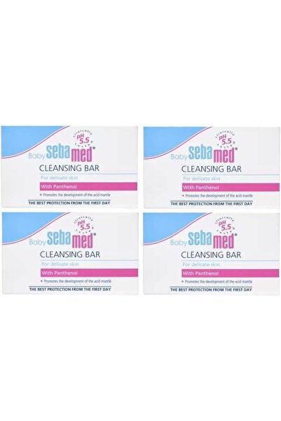 Sebamed صابون تنظيف للأطفال 100 جرام عبوة من 4 قطع
