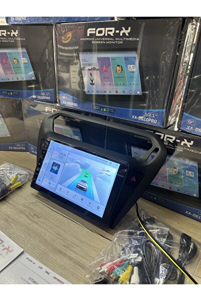 FORX5 Peugeot 301 uyumlu multimedya 4 GB RAM 64 GB hafıza kablosuz CarPlay mevcuttur