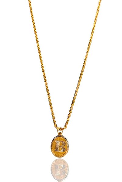 Hakan Güler Kuyumculuk 14 Ayar Altın B Harfli Halat Zincir