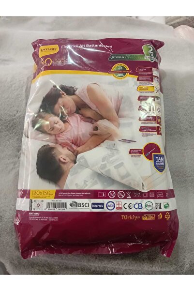 YÜNTEKS Omak 5.Yıla Özel Ce Kalite Belgeli Çift Kişilik Keçe Elektrikli Batta...