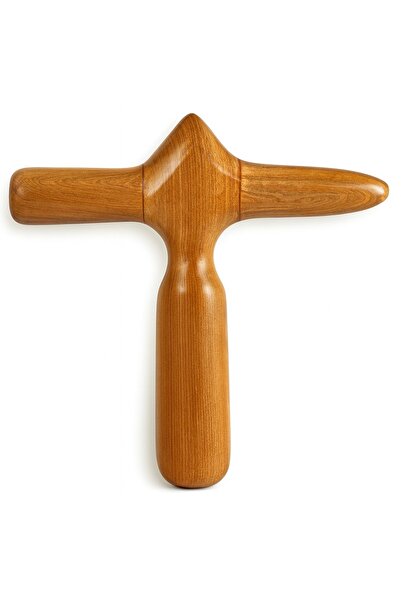 Sorendy جهاز تدليك الظهر تي تيكي، أداة خشبية للعلاج الانعكاسي للقدم والظهر والخصر، مدلك يدوي MA-106