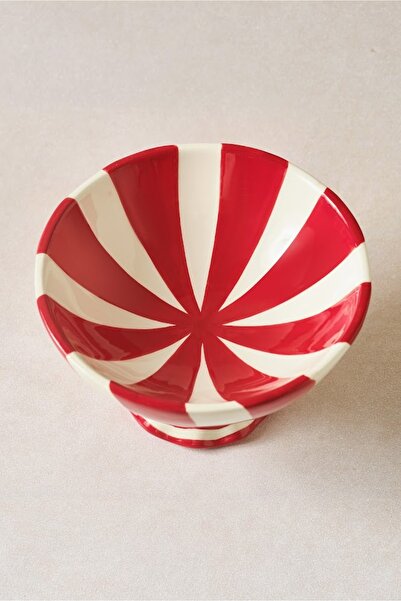 Karaca New Year Yılbaşı Candy Twist Kase 17,5 cm