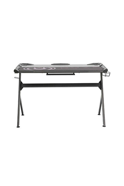 Adore Mobilya Ryze Extreme Karbon Fiber RGB Oyuncu Masası - Siyah 120x60x76 cm