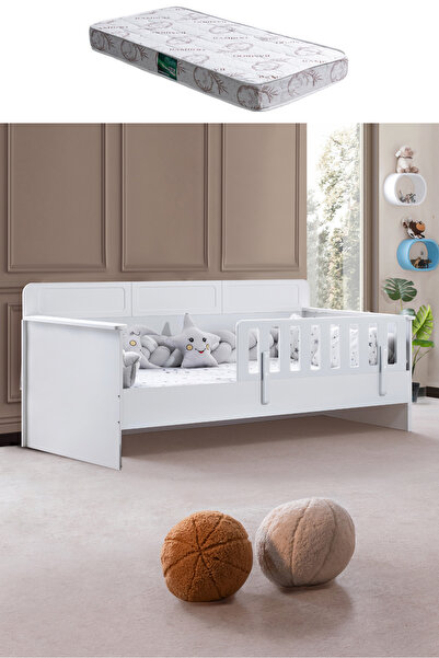 Setay Karyola, Mira Montessori Karyola - Beyaz + 1 Adet Comfort Yatak