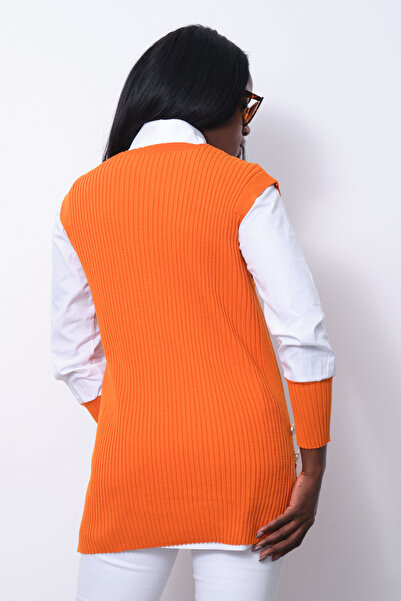 Clothes Fast Ribbed Knit Sweater Shirt Double Combination