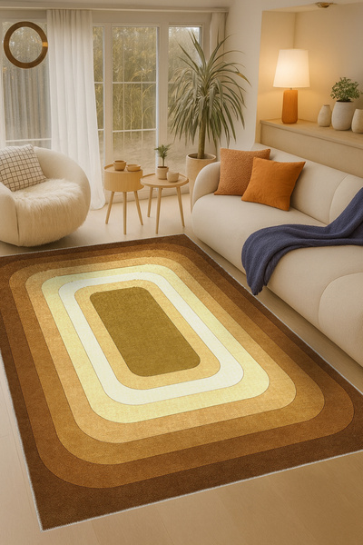 Rugs Modern Halı سجادة ديكور عتيقة بنمط منسوج على شكل MOSSO، موديل mosso1175