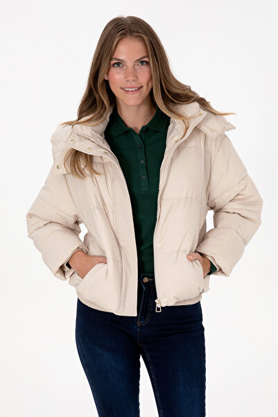 U.S. Polo Assn. Women's Cream Coat 50308625-Vr256