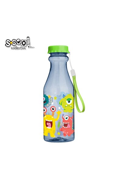 S COOL Sticlă de apă din plastic 500 ml „Scary”, 6,5x20 cm - S-COOL