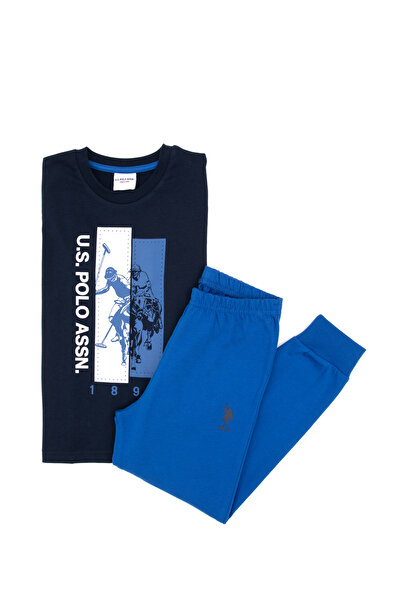 U.S. Polo Assn. Erkek Çocuk Lacivert Pijama Takımı 50318566-VR033