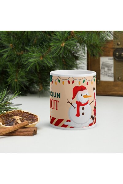 BaoBao Christmas ceramic mug 330 ml (11 oz) – festive design, durable, Wholesale