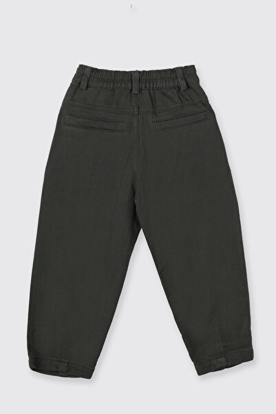 Panço Erkek Bebek Beli Lastikli Haki Pantolon