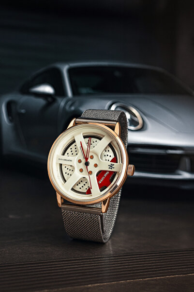 G Sport POLO Iconic Car Wheel Rim Model Magnet Lanyard Men's Wristwatch (Fits Any Wrist)