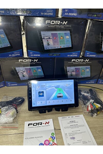 FORX5 Doblo 1 ve 02 uyumlu multimedya 4 GB RAM 64 GB hafıza kablosuz CarPlay ...