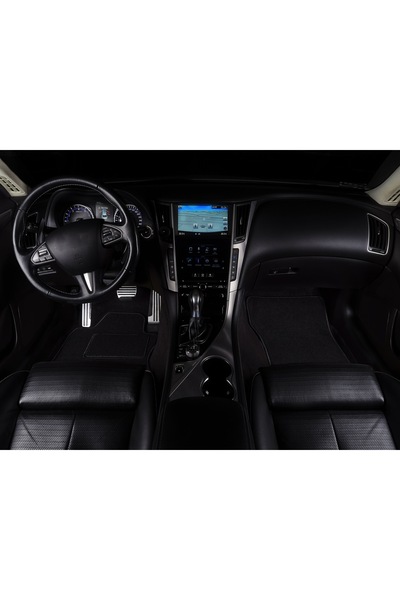 Autoalorria Velour Car Mats for: Volvo FH16 4th Generation Automatic (2012-) Black