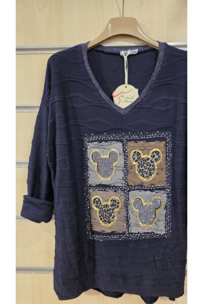 Park Moda Блузка з V-подібним вирізом з леопардовим принтом