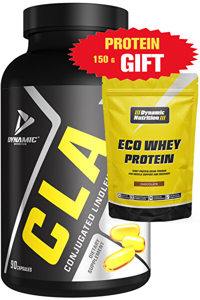Dynamic Nutrition With Gift - Cla - 90 Capsules - 2000 Mg Conjugated Linoleic Acid Per Serving