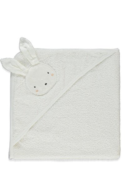 Bebetto Hooded Towel (Rabbit) Ecru