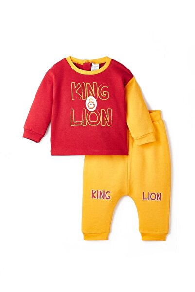 Galatasaray Original Yellow Red Baby Tracksuit Set B232135