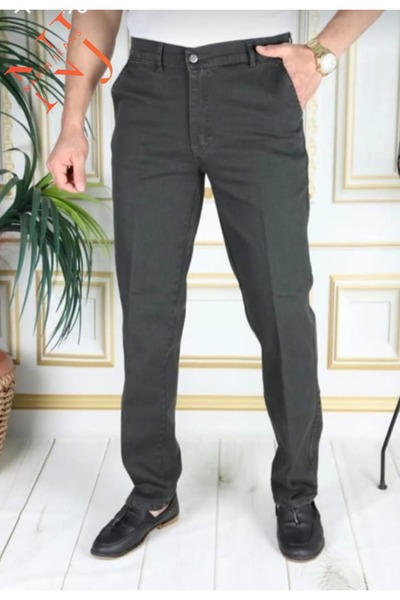 NARİN JEANS Classic Cut Lycra Men's Side Pocket Classic Jeans High-Waisted wi...