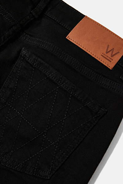 W Collection Black Stone Detail Jean Pants