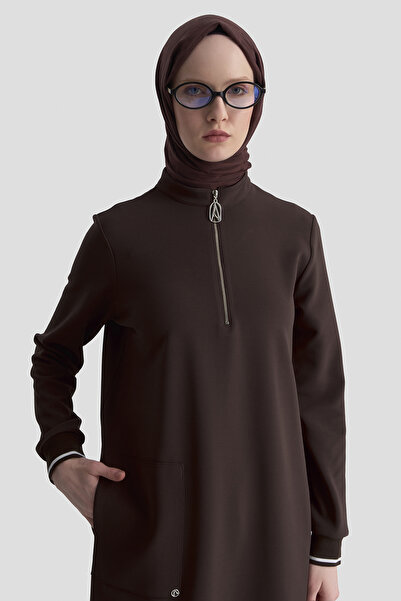 Armine TREND ΤΟΥΝΙΚ ΜΕ ΡΙΜΠΑΙΝΤΑ ΜΑΝΙΚΙΑ & ΤΣΕΠΕΣ-25KT443