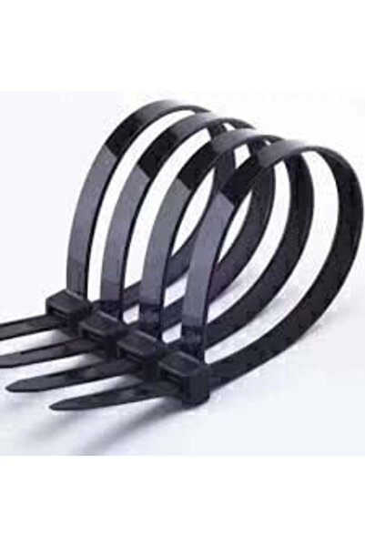 TORK UV Kablo Bağı Cırt Kelepçe 7,6 mmx370 mm Siyah 100 'Lü Paket