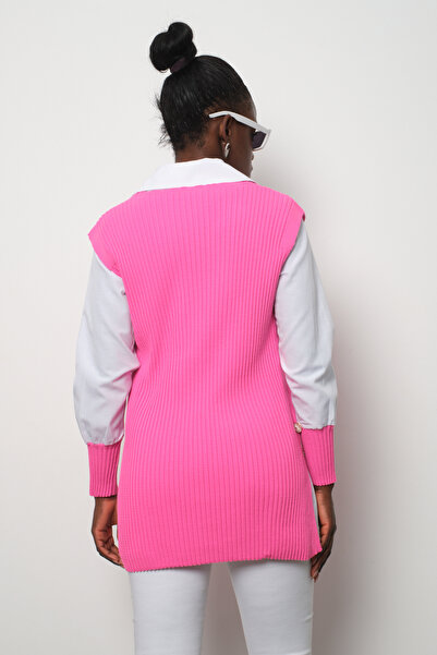 Clothes Fast Ribbed Knit Sweater Shirt Double Combination