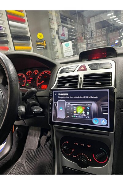 ALCARS AUDİO PEUGEOT 307 9 İNC 4 GM RAM 64 GB RAM KABLOSUZ CARPLAY MULTİMEDYA