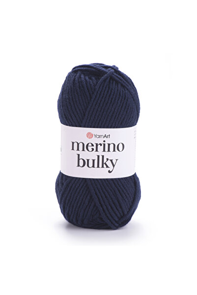 Yarnart Merino Bulky El Örgü İpi 100 gr 100 mt %25 Yün %75 Akrilik Kalın Kışl...