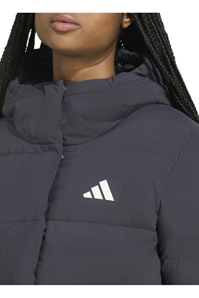 adidas JN2086 W HELIONIC HD J Siyah Düz Kadın Mont