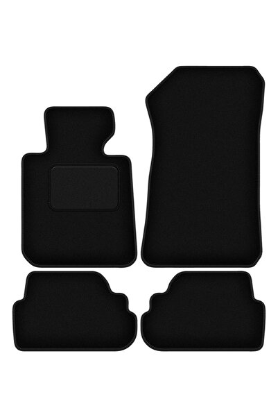 Autoalorria Covorașe auto din velur pentru: BMW 1 E81 Hatchback (2007-2012) - Negru Grafit