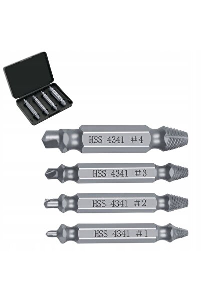 Other Set of bits for removing broken screws, 4 pcs.