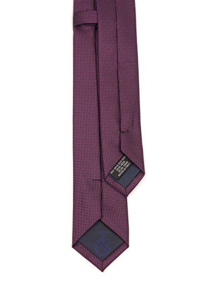 6AM Ceremony Classic purple tie with micro texture