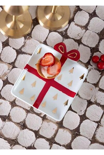 The Mia New Year's Serving Plate 13X11Cm