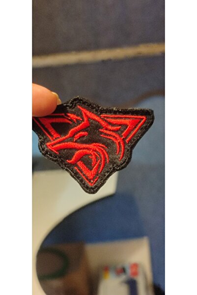 Özden Nakış Kurt yama patch 6×4 cm ütü ile yapışan