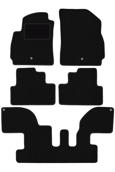 Wielganizator Covorașe auto negre din velur pentru: Chevrolet Orlando I monov...