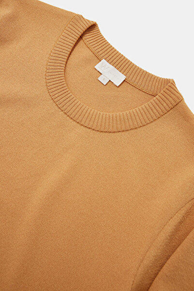 W Collection Light Orange Short Sleeve Knitwear