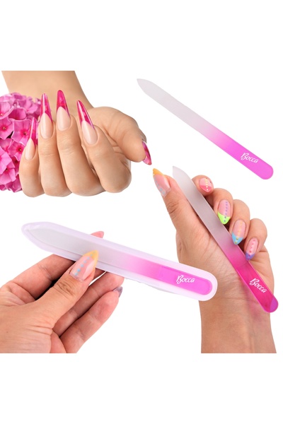 Other Pilă de unghii din sticlă cu două fețe, 14 cm, pentru manichiură