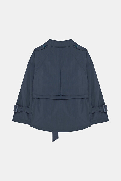 W Collection ANTRASİT KISA TRENÇKOT