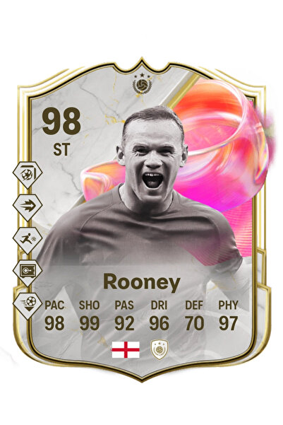 BERKANTTP Wayne Rooney Fc 25 Futties Icon Fut Card